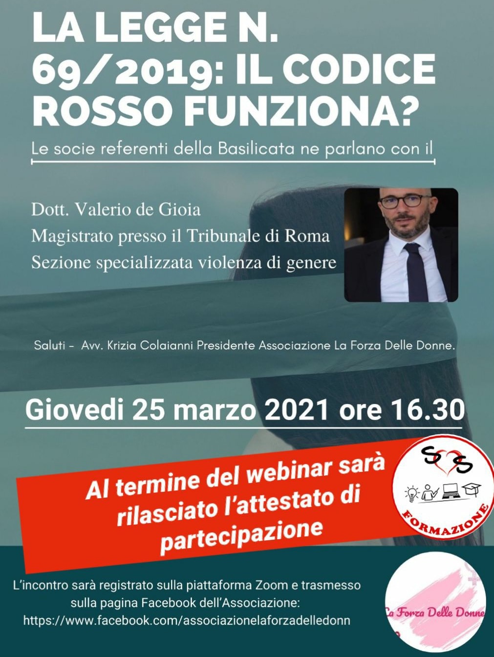 Webinar gratuito – La legge n. 69/2019: il codice rosso funziona?