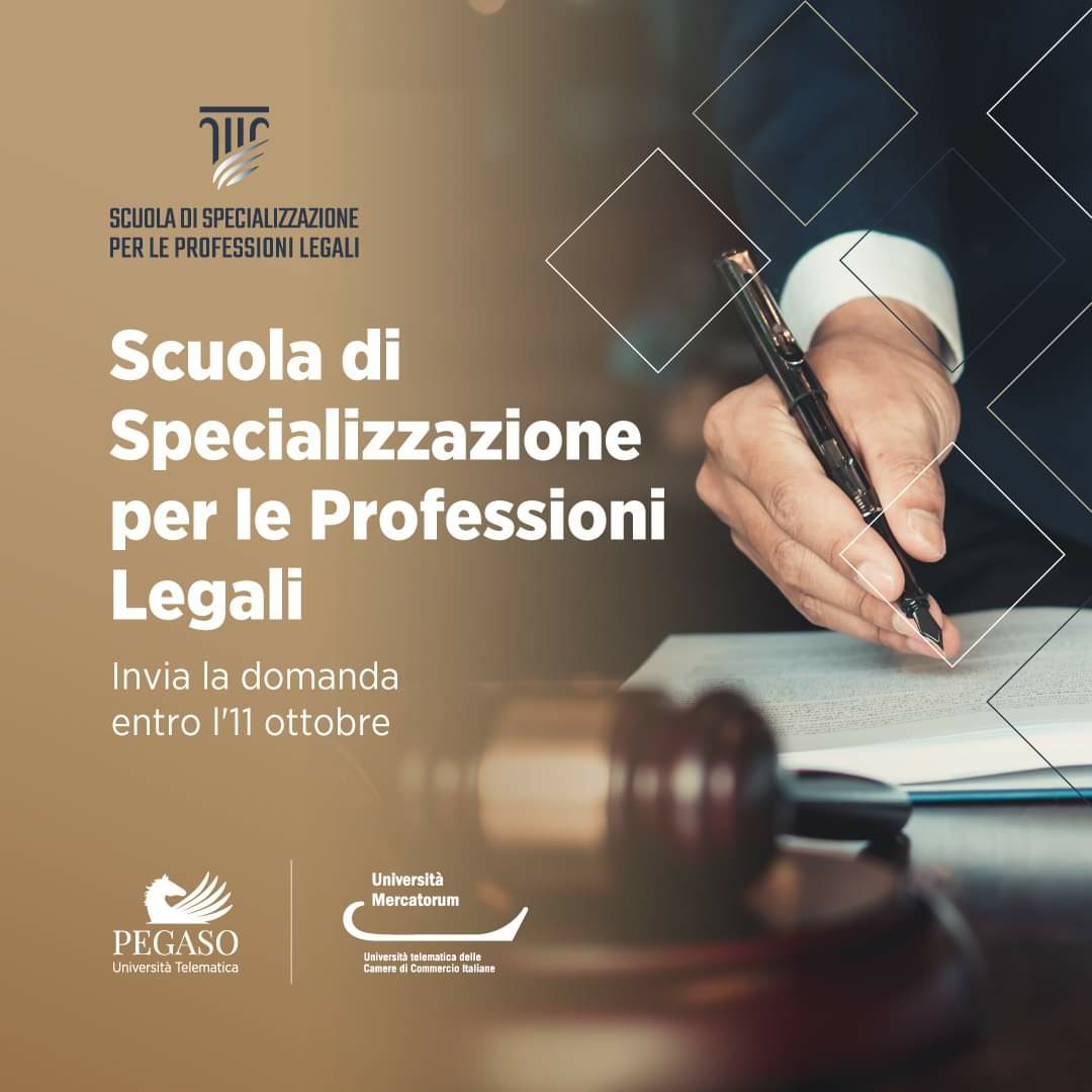 Scuola di specializzazione per le professioni legali: aperte le iscrizioni!