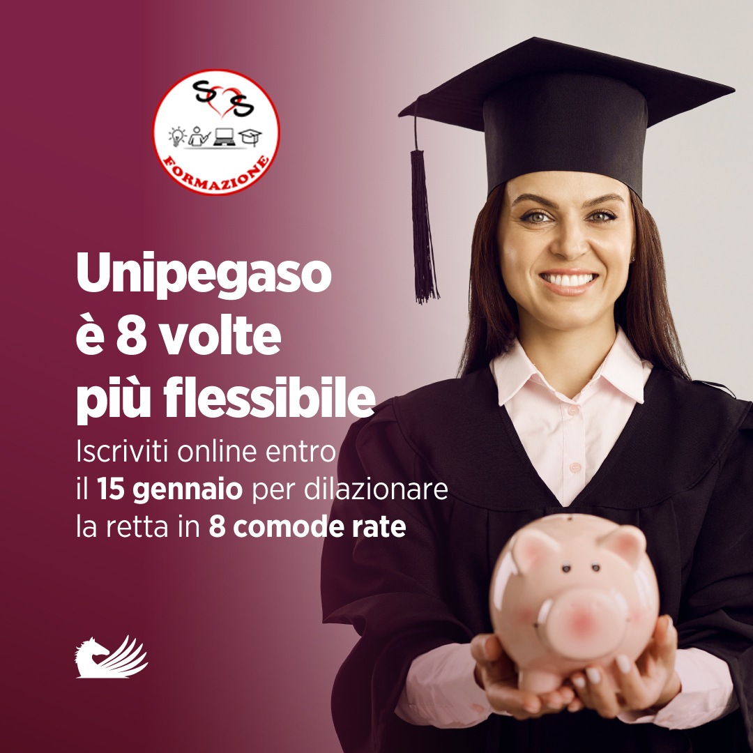 PROMOZIONE: Paga la tua retta universitaria in 8 rate!