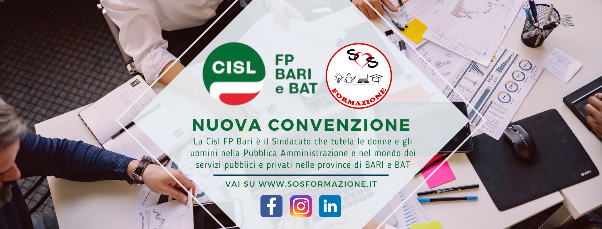 Nuova convenzione CISL FP Bari e Bat