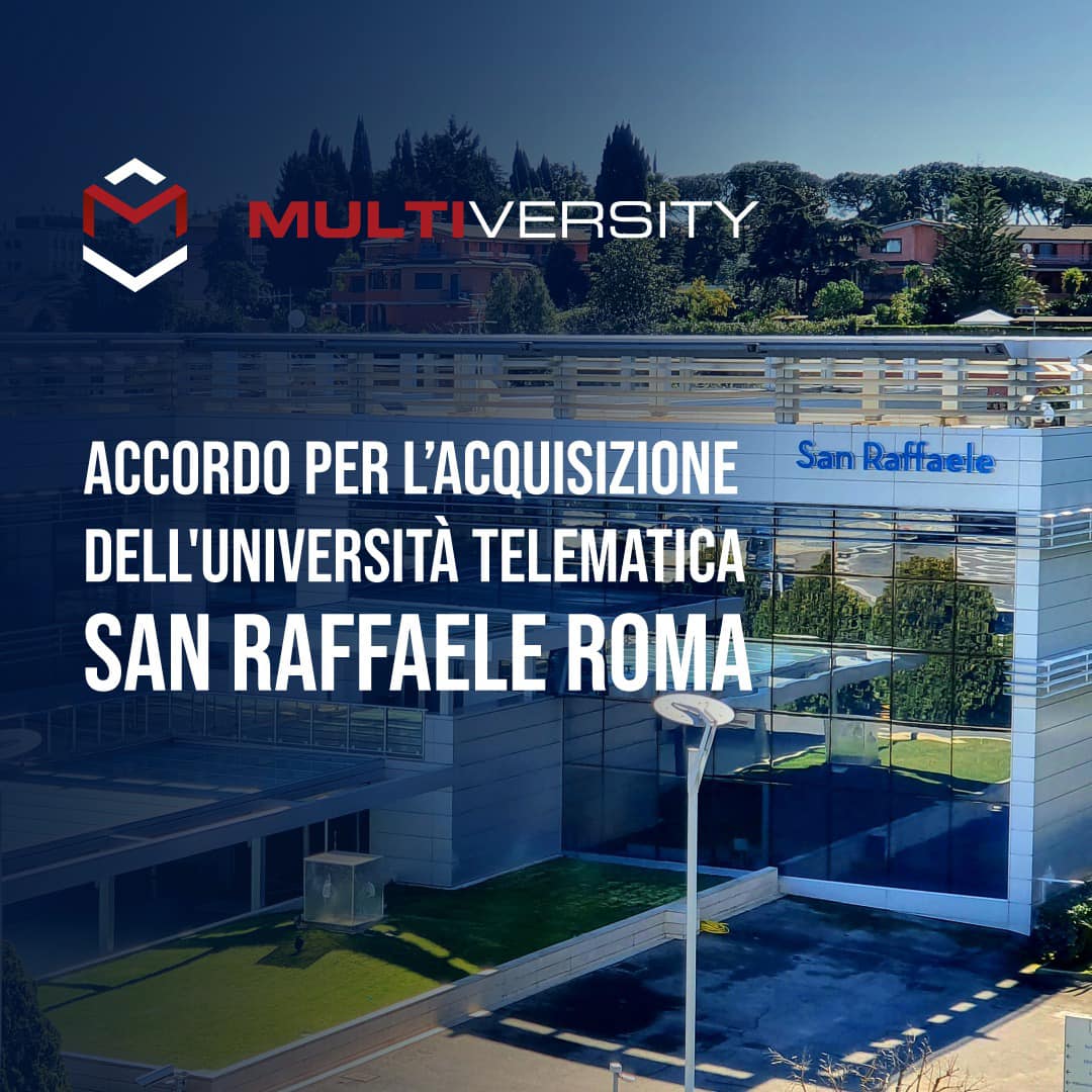 Multiversity acquisisce l’Università telematica San Raffaele di Roma