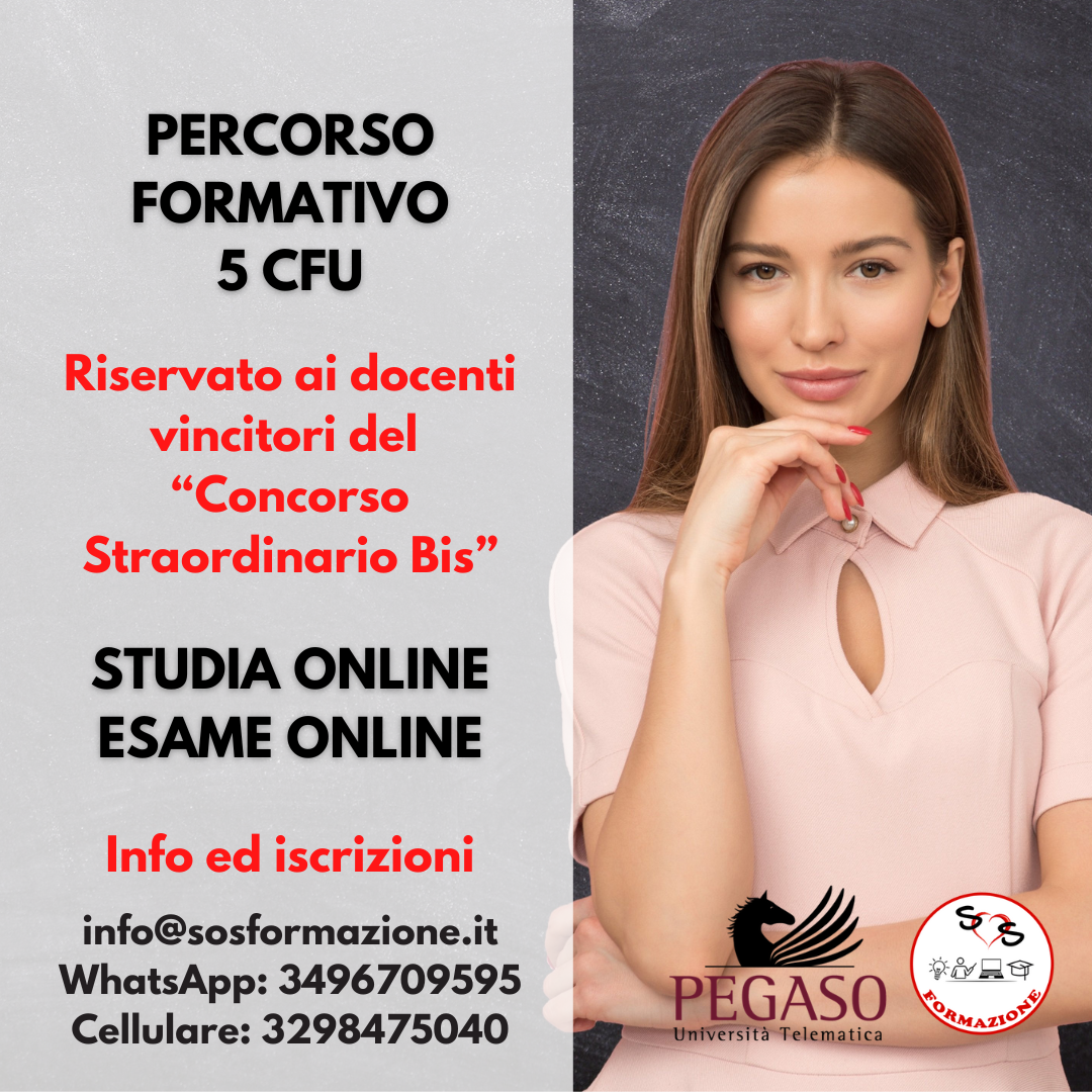 Concorso straordinario scuola: scopri il corso obbligatorio da 5 CFU!