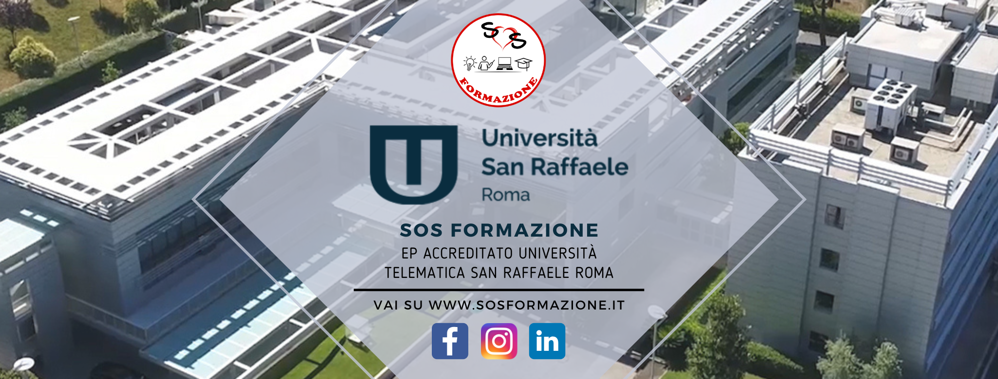 Sos Formazione diventa centro accreditato dell’Università Telematica San Raffaele Roma!