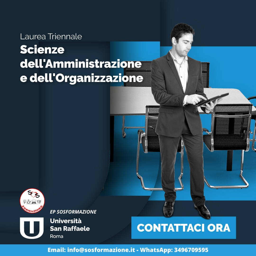 SCIENZE DELL’AMMINISTRAZIONE E DELL’ORGANIZZAZIONE L-16