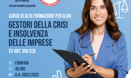 Corso per albo gestori della crisi e insolvenza delle imprese ex art. 356 CCII