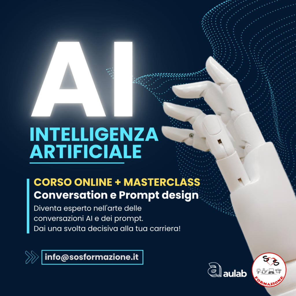 Corso Online Intelligenza Artificiale: Diventa esperto nell’arte delle conversazioni AI e dei prompt